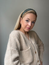 EMERALD šilkinis plaukų lankelis