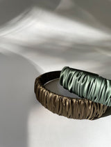 EMERALD šilkinis plaukų lankelis