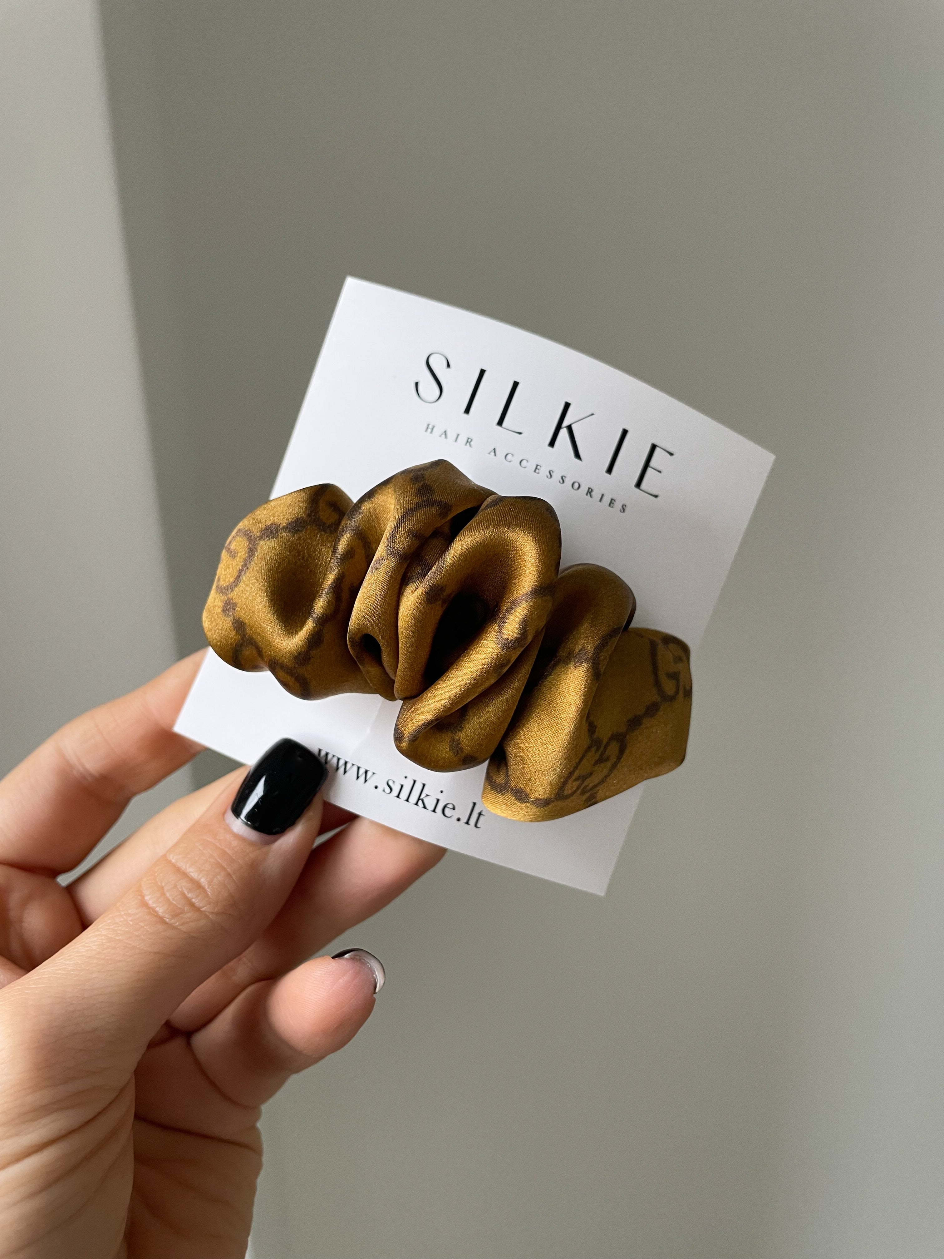 Itališko kolekcinio šilko plaukų segtukas