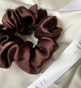 CHOCOLATE silk hair band 