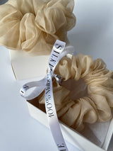 CAFE CREAM silk organza elastic 