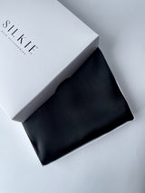 BLACK silk pillowcase