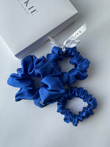 ROYAL BLUE šilkinė plaukų gumytė
