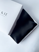 BLACK silk pillowcase