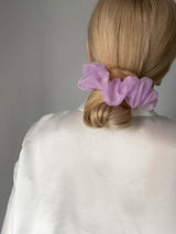 VIOLET silk organza elastic