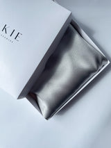GRAY silk pillowcase