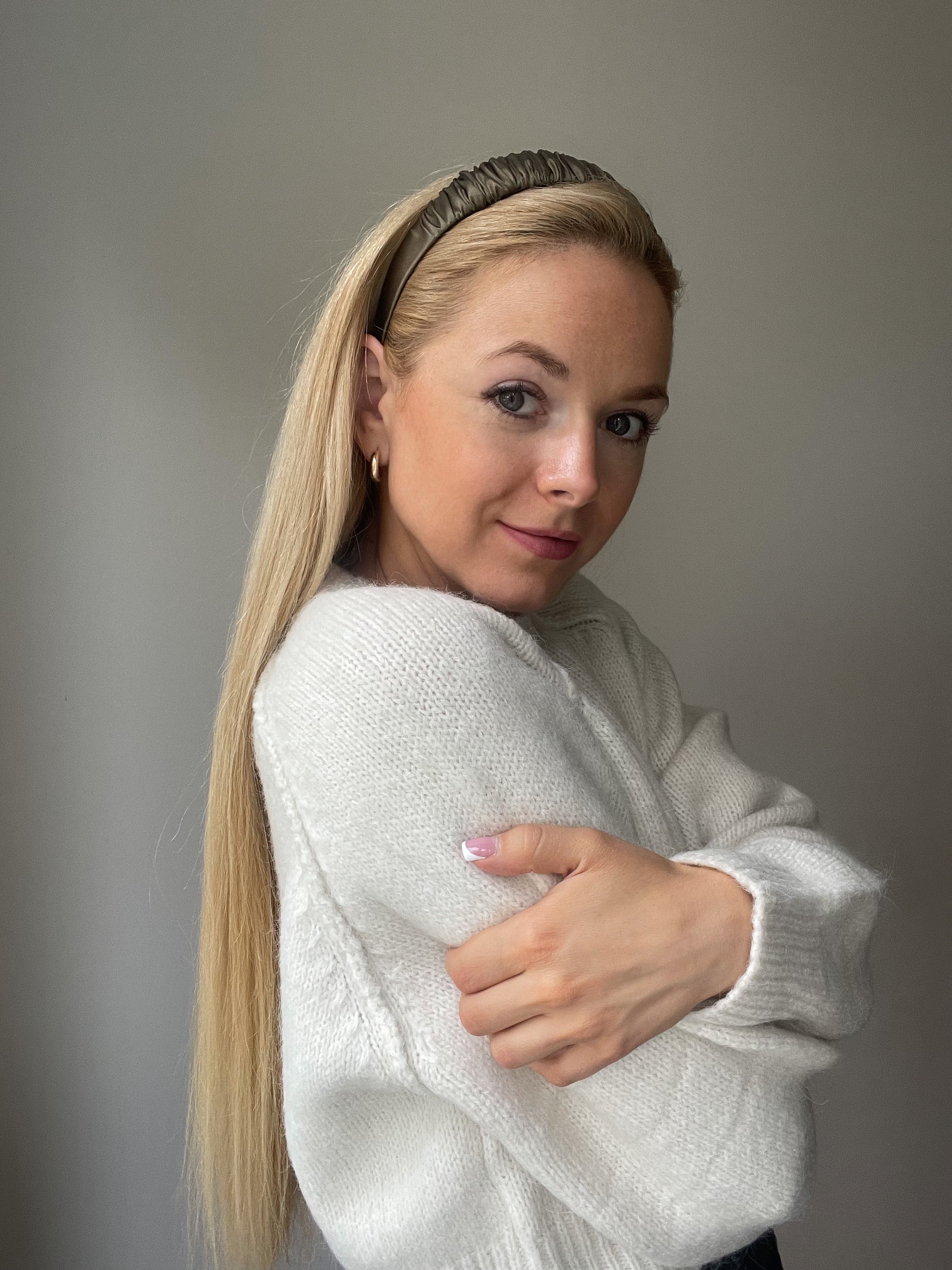 CHAKI šilkinis plaukų lankelis