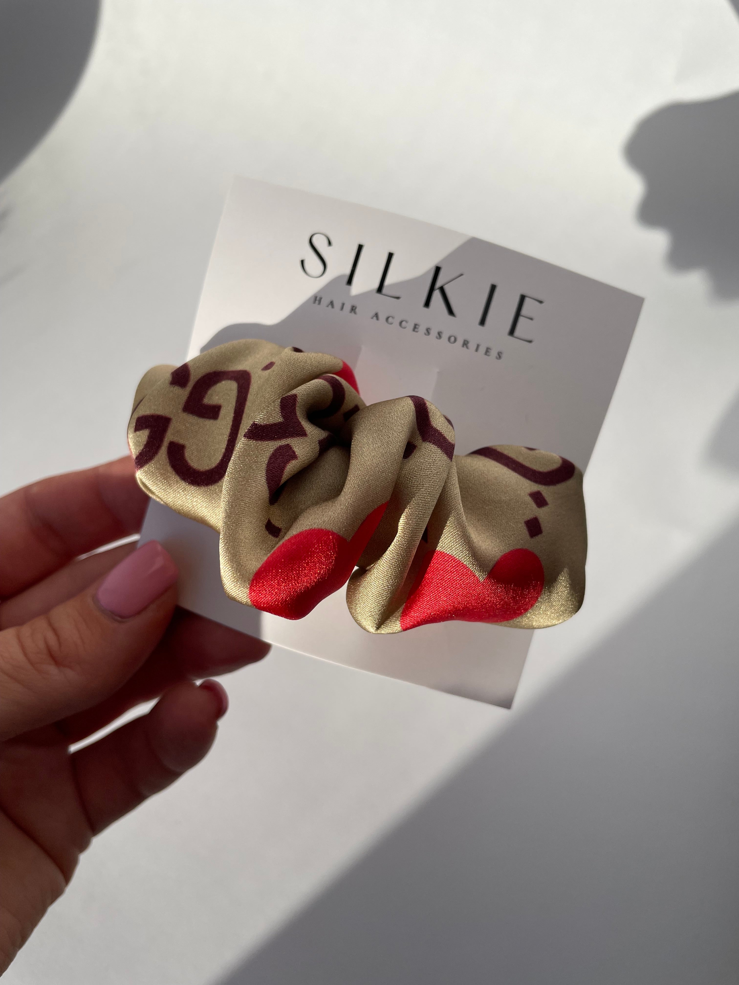 Itališko kolekcinio šilko plaukų segtukas