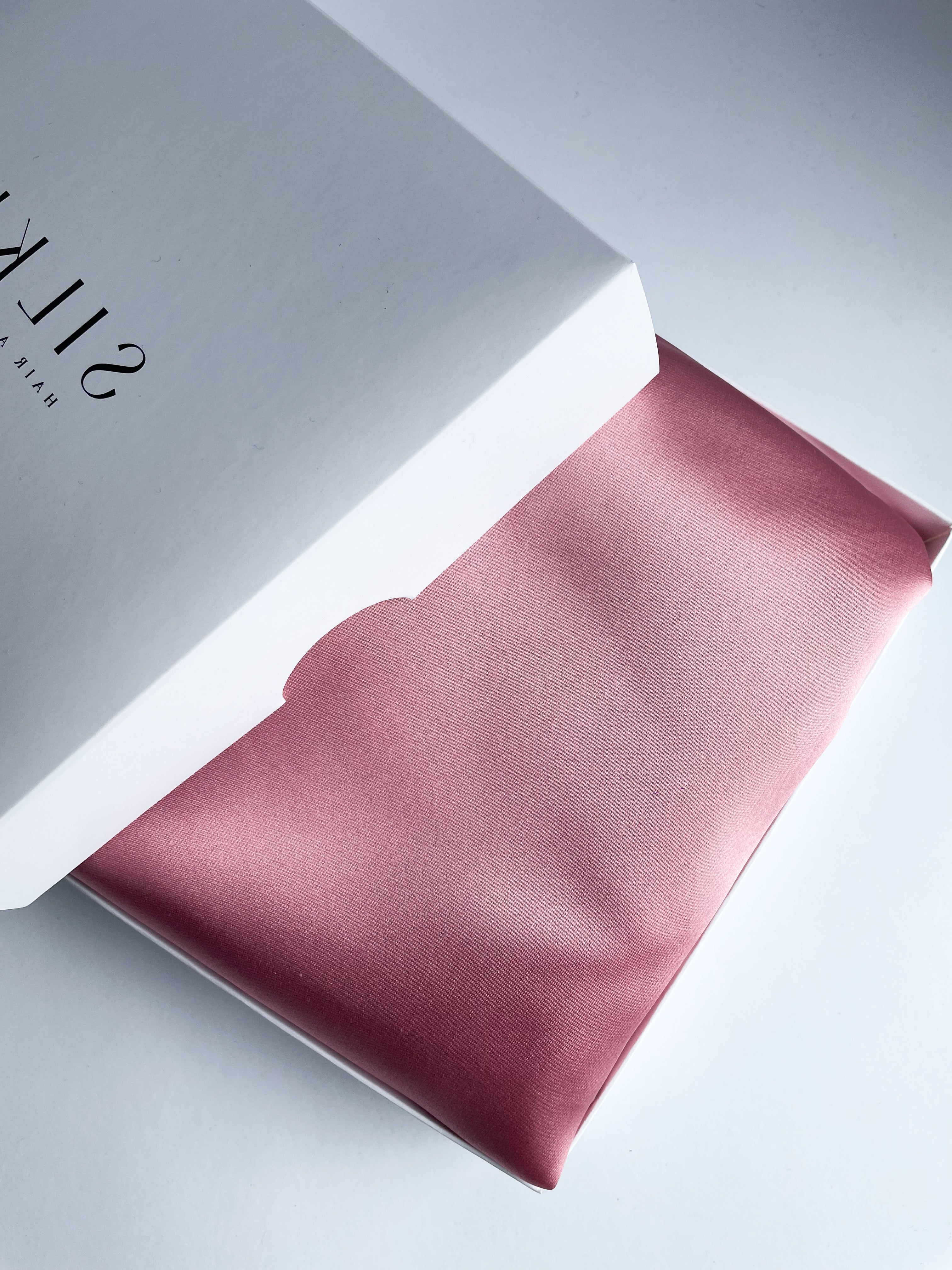 PEACHY PINK silk pillowcase