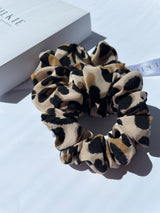 BLACK silk hair band 
