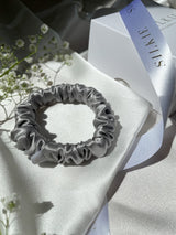 GRAY silk hair band 
