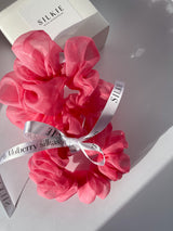 CORAL silk organza elastic