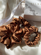 CARAMEL šilkinė plaukų gumytė