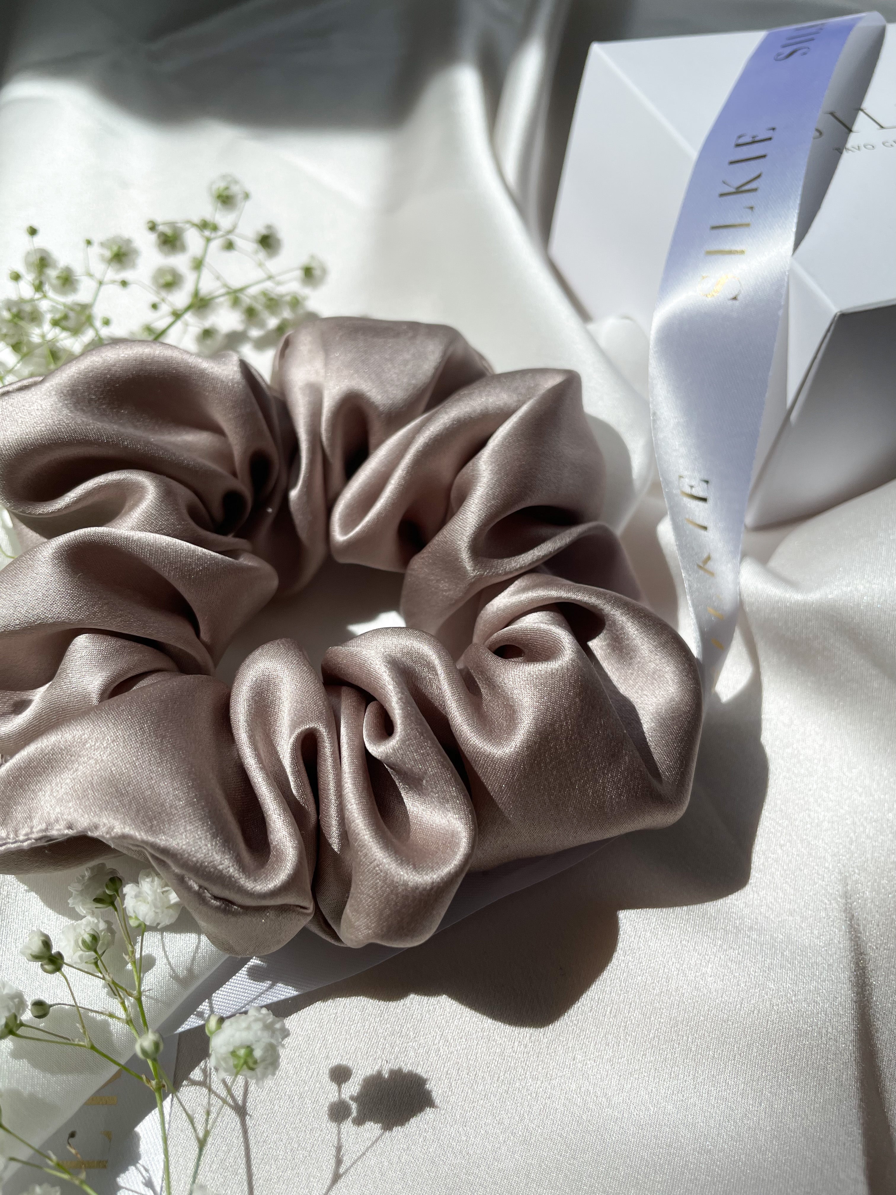 GOLDEN silk hair band 