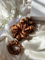 CARAMEL šilkinė plaukų gumytė