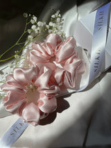 DUSTY PINK silk hair band 